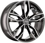 MSW Jante aliaj MSW 71 GLOSS DARK GREY FULL POLISHED 8X18 5x112 CB: ET: 50 - anvelopemag