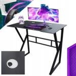 Ecarla Számítógépasztal Fekete, Gamer 100 x 60 cm (STL20CZ)