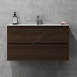 Bath Deluxe Шкаф за баня с мивка KENWOOD 91x50x47 cm орех (SETBT0124)