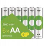 GP Batteries Recyko 2600, 6 db Aa újratölthető elem (1032226260)
