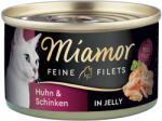 Miamor 100g Miamor Feine Filets nedves macskatáp - Csirke & sonka aszpikban