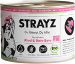 STRAYZ 6x200g STRAYZ BIO nedves macskatáp - Bio marha és bio cékla szószban