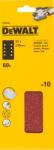 DEWALT Csiszolópapír 230 x 93 mm, perforált P80 (10 db) DT8591 (DT8591)