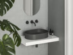 RAVAK Mosdó, Ravak Ceramic Slim O 55 kerámiamosdó antracit XJX03155000 - mozaikkeramia