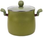 Grunberg Oala Aluminiu cu Capac, 3.70 l, Interior Anti-aderent, Compatibila Plita Inductie, 18 x 16.50 cm, Verde, Grunberg (GR5735)
