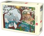 DEICO Puzzle 1000 Piese, Deico, Natura - Vara si Iarna (TOY-76410) Puzzle