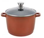 Grunberg Oala Tip Tuci cu Capac, din Aluminiu, Invelis Ceramica, 7.3 l, Grunberg (GR2008)