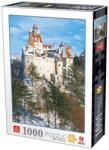 DEICO Puzzle 1000 Piese pentru Adulti, Deico, Castelul Bran Iarna (TOY-61638) Puzzle