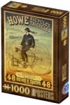 D-Toys Puzzle 1000 Piese D-Toys, Postere de Epoca, Howe Bicycles Tricycles (TOY-67555-01) Puzzle