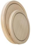 Z-tools Tocator din Lemn de Fag, Rotund, Grosime 2 cm, 2 Bucati (ZLN-EXT6069) Tocator