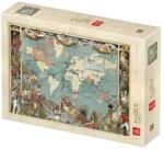 DEICO Puzzle 1000 Piese Deico, Harta de Colectie, Imperiul Britanic (TOY-77561) Puzzle