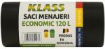 Klass Saci Menajeri Klass, 120 l, Negru Intens, 10 Bucati (SMT-1713)