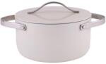 Zilan Oala cu Capac, Interior Ceramica, 20 cm, 2 l, Crem (ZLN-ZLN0866)