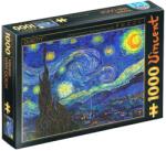 D-Toys Puzzle Adulti, Vicent Van Gogh: Noapte Instelata, 1000 Piese, D-toys (TOY-70197) Puzzle