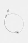 Guess brățară ICONIQUE 9BYA-AKD0E7_SLV (JUBB05.538JW)