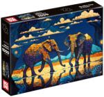 ROOVI Puzzle Adulti, Elefanti Colorati, 1000 Piese, Roovi (TOY-81117) Puzzle