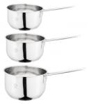 Grunberg Set 3 Cratite din Inox cu Maner, 14 / 16 / 18 cm, 1 / 1.50 / 2 l, Grunberg (GR5314)