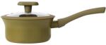 Grunberg Cratita Aluminiu, Capac, 16 cm, 1 l, Interior Anti-aderent, Compatibila Plita Inductie, Verde, Grunberg (GR5729)