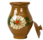 Zilan Cana din Lut, Pictata Traditional, cu Capac, Capacitate 1 l, Maro, Zilan (ZLN-EXT10166)