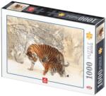 DEICO Puzzle 1000 Piese Deico, Tigri in Zapada Iarna (TOY-75987) Puzzle