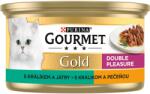 Gourmet GOLD konzerv - grillezett és párolt nyúlhússal és májjal, 48 x 85g
