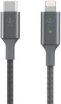 Belkin BOOST CHARGE Smart LED USB-C - Lightning kábel szürke (CAA006bt04GR) (CAA006bt04GR) (CAA006bt04GR)