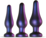 Hueman Comets - комплект силиконови анални плъгове 3 броя - лилави - lovesexshop