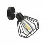 ADVITI AD-LD-6259BE27M - WAYA Стенна лампа, E27, 1x60W, черен (AD-LD-6259BE27M)