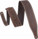 Levy's Like Butter 2.5 Double Stitched Dark Brown Curea de chitară (<![CDATA[M17BDS-DBR]]>)