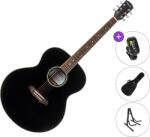 Pasadena PJ-300 Premium SET Black Chitară acustică jumbo