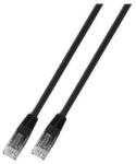 EFB-Elektronik RJ45 Patchkabel U/UTP, Cat. 6, PVC, CCA, 5m, schwarz (K8100SW. 5) (K8100SW. 5) (K8100SW.5)