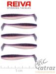 Reiva Flat Minnow Shad Purple Pearl Gumihal - Reiva Műcsali 5 cm 5 db/csomag (9902-058)