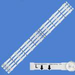 Samsung Háttérvilágítás Samsung 32coll 7LED 3V D4GE-320DC1 4db/csomag