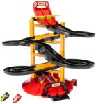 BRIO Háromszintes versenytoron Roll Racing Tower BRIO 2 kisautóval és céllal 19 részes (BRIO5500)