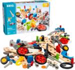 BRIO Fa építőjáték Konstrukciók Builder Construction Set BRIO 136 részes szerszámokkal (BRIO5872)