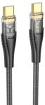 hoco. U121 Gold Usb Type-c / Type-c Kábel 60w 1.2 Méter Fekete