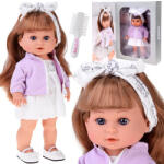 mh protect Imádnivaló Jaśminka baba hosszú hajjal, 38 cm, elegáns ruhában, ZA5876