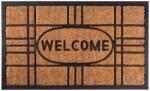 MagicHome Lábtörlő MagicHome RBC 196, bejárati, Welcome, 45x75 cm, gumi/kókusz