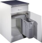 WESCO Coș pentru dulap Vario 19 l gri (8011226) Cos de gunoi