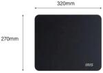 Iris IMP320-M Egérpad M méret, szövet-gumi, 320mm x 270mm x 2mm (IMP320-M) - nyomtassingyen