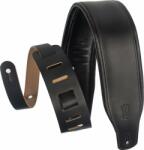  Levy's Amped Leather Gitárszíj Black