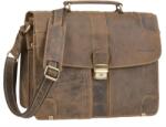 GREENBURRY Vintage Leather BriefcaseAntique brown 38x30cm (1709M-25)
