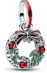 Pandora Ünnepi koszorú dupla függő charm - 794238C01 (794238C01)
