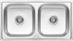 Kuchinox Chiuveta de bucatarie standard 2C SKS 320T, inox antichizat, dimensiuni 78 x 43 cm Chiuveta