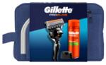Gillette borotvakészlet + pótfej + 200-as gél + táska + állvány