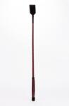 Devil Sticks Leather Stick with Neon Strip and Nubuck Leather Top Red