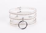 Devil Sticks Designer Traingo Collar Made in Calf Softy Leather White