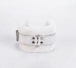 Devil Sticks Handcuff Design Made in Calf Softy Leather White - vibriteszt