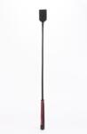 Devil Sticks Nylon Stick with Neon Strip and Goat Kid Leather Handle Nubuck Leather Black
