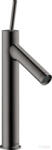 Hansgrohe AXOR STARCK 170 magasított mosdó csaptelep nem zárható leeresztővel, polírozott fekete króm 10123330 (10123330)